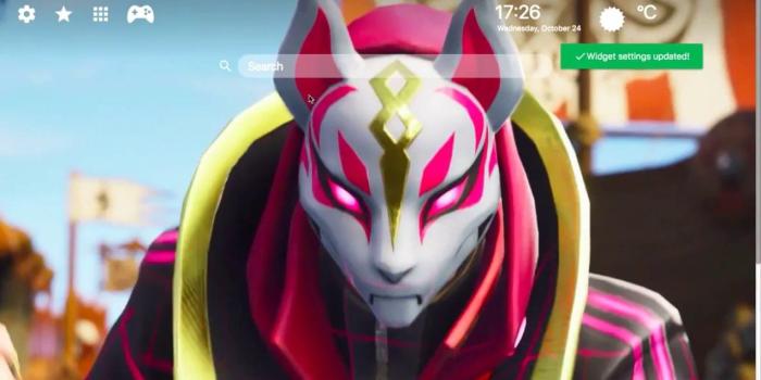 1280x720 Fortnite Drift HD Wallpaper & New Tab Themes