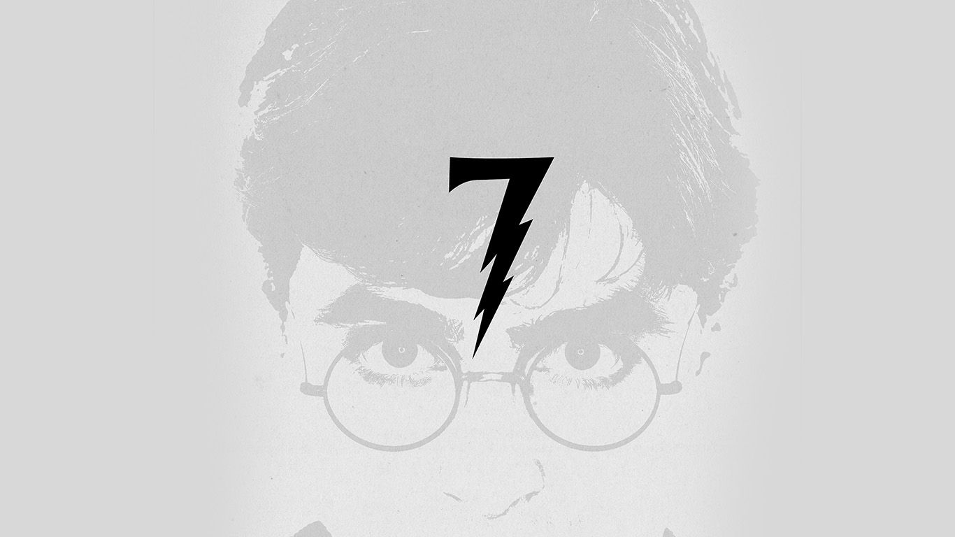 1366x768 ao65-harry-potter-art-minimal-film-gray - Papers.co