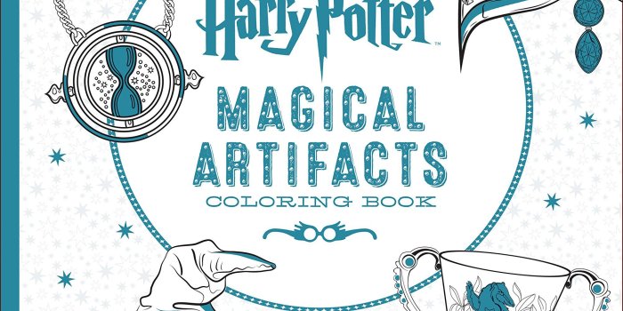 2005x2560 Harry Potter Magical Artifacts Coloring Book: Scholastic