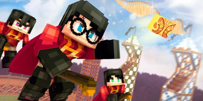1920x1080 minecraft Wallpaper] Harry Potter Quidditch - Cartoon (#925022) - HD