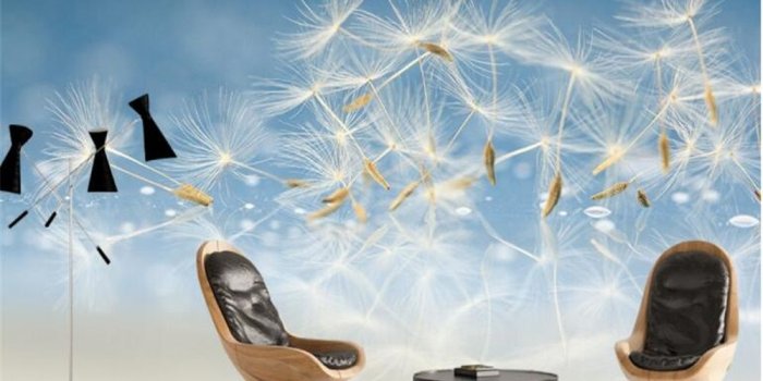 1000x800 US $9.0 40% OFF|beibehang wallpaper HD poetic aesthetic dandelion seed  closeup modern minimalist background wall papel de parede papier peint-in 