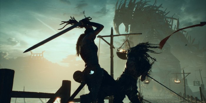 1920x1080 Black and white horse figurine, Hellblade, Hellblade: Senua's