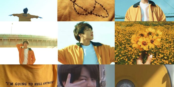 3600x2700 Desktop jungkook euphoria wallpaper - yellow aesthetic ✨ | Bts in