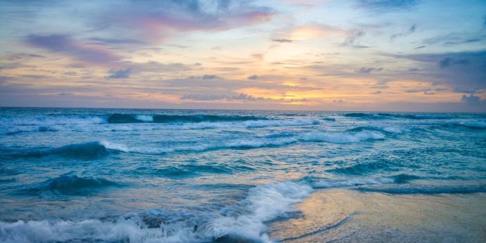 3840x2160 Ocean Waves at Sunset, HD Nature, 4k Wallpapers, Images, Backgrounds