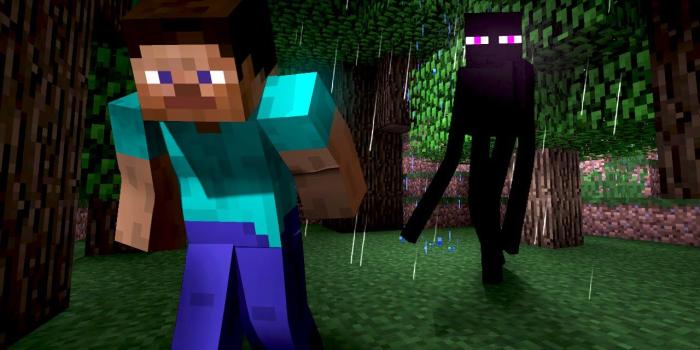 1280x720 ENDERMAN HUNTS STEVE! - Minecraft Short Film/Movie