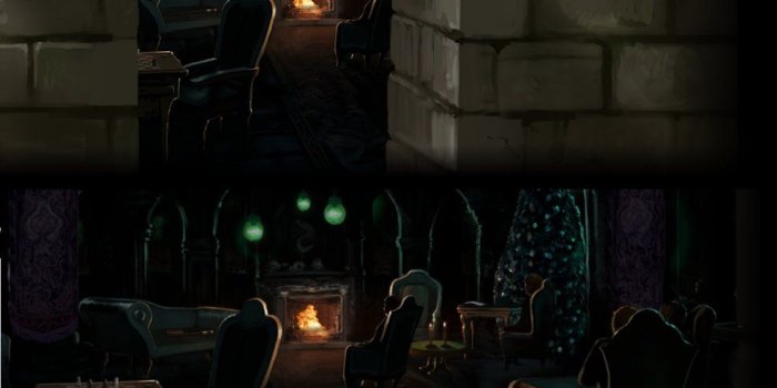 985x811 Slytherin Common Room - Home Decor Ideas - editorial-ink.us
