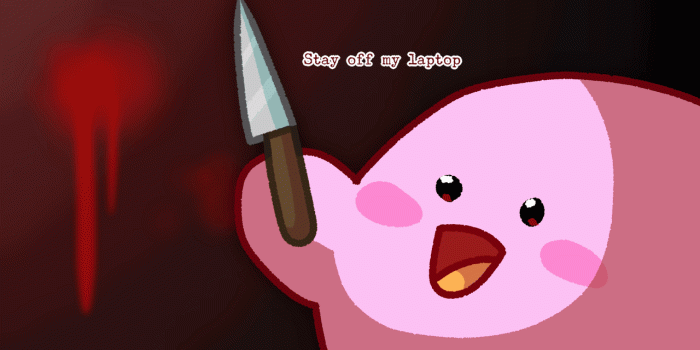1280x720 I made a wallpaper. | Kirby With A Knife | Know Your Meme