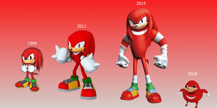 1920x1080 Evolution of Knuckles 1080p Wallpaper | Know Your Meme
