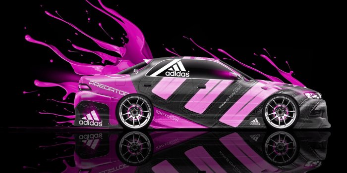 1920x1080 Pink Adidas Logo Wallpaper - LS