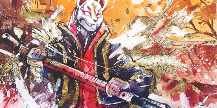 3185x2123 Fortnite Drift Watercolor Painting by Abstractmusiq #4263 Wallpapers