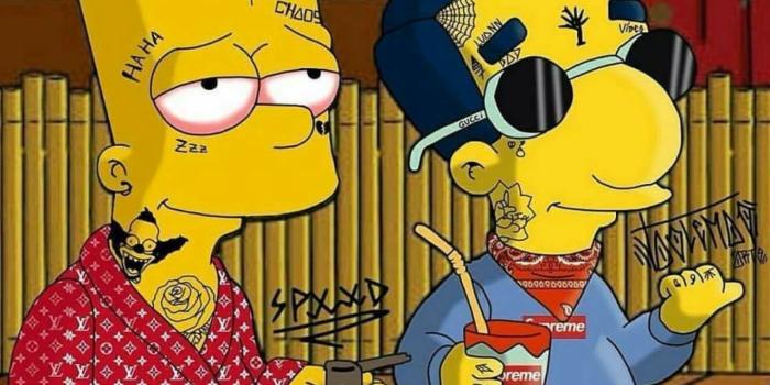 1440x1387 Supreme Bart Simpson Wallpapers - Top Free Supreme Bart Simpson