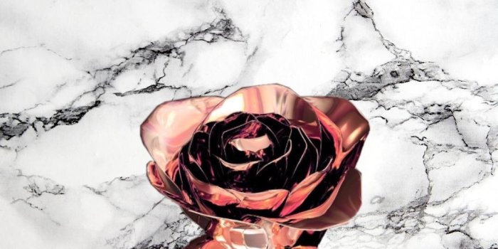 1024x1820 wallpaper marble rose rosegold aesthetic art rebekka_ai...