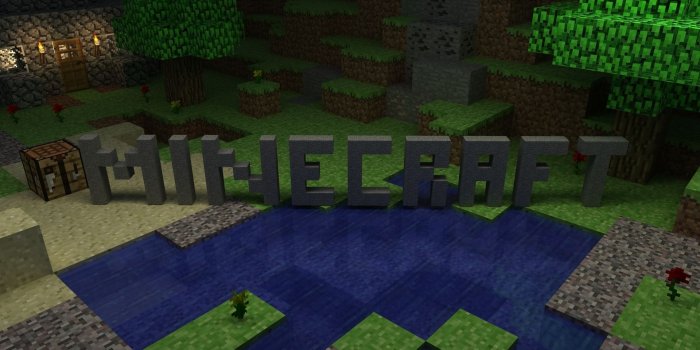1920x1080 Minecraft Logo HD wallpaper