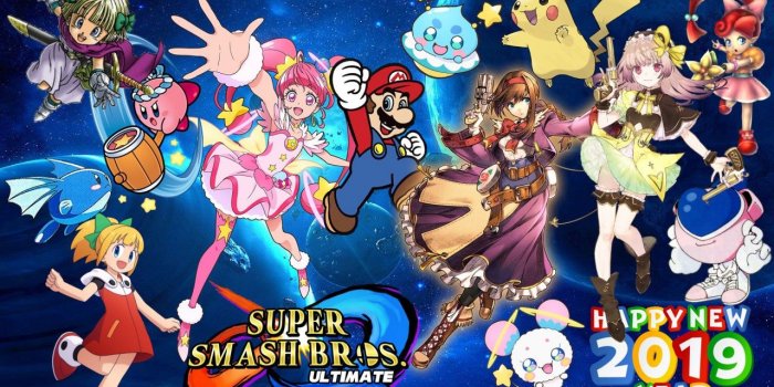 1280x727 Super Smash Bros Ultimate Happy New Years 2019 Wallpaper by
