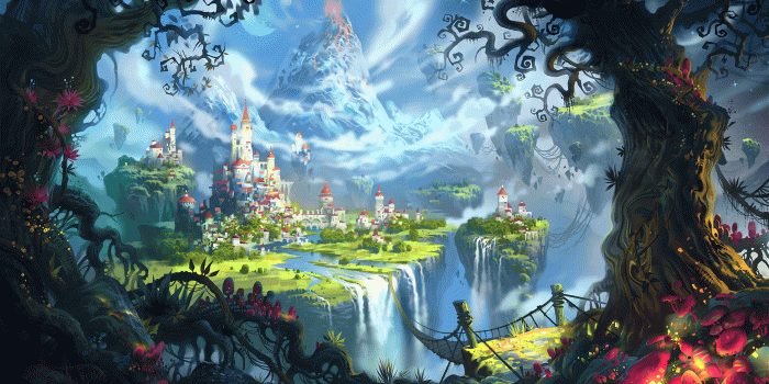 1864x1117 Magic Kingdom by Ivan Laliashvili [1864 × 1117] : wallpapers