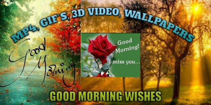 1280x720 GOOD MORNING WISHES WHATSAPP HD VIDEO, GIF, 3D WALLPAPER DOWNLOAD