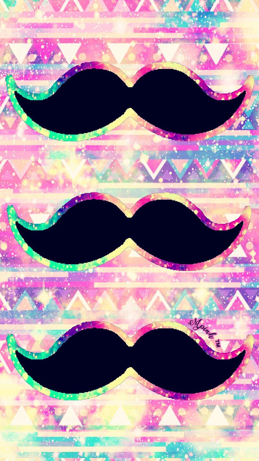 1080x1920 Galaxy Mustache Wallpaper (74+ images)