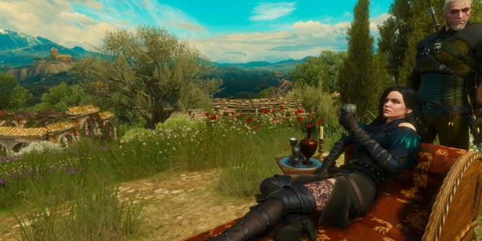 1332x850 Wallpaper Nature, Geralt of Rivia, The Witcher 3: Wild Hunt, Blood