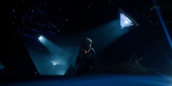 1920x1080 Wallpaper : dark, night, space, blue, horizon, light, game, stage