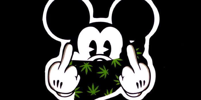 1600x1558 Mickey Mouse Gangster Sticker Weed 420 Graffiti Decal Laptop Decal  Skateboard PC