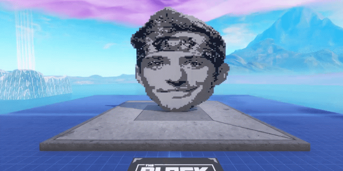 1920x1080 Fan builds Ninja portrait in Fortnite Creative | Dot Esports