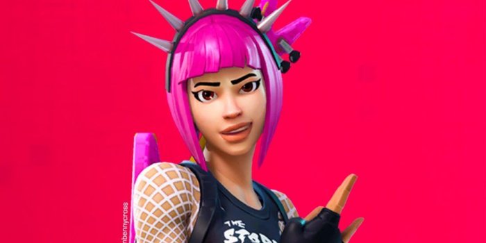 950x1689 Download Fortnite Punk Girl Free Pure 4K Ultra HD Mobile Wallpaper