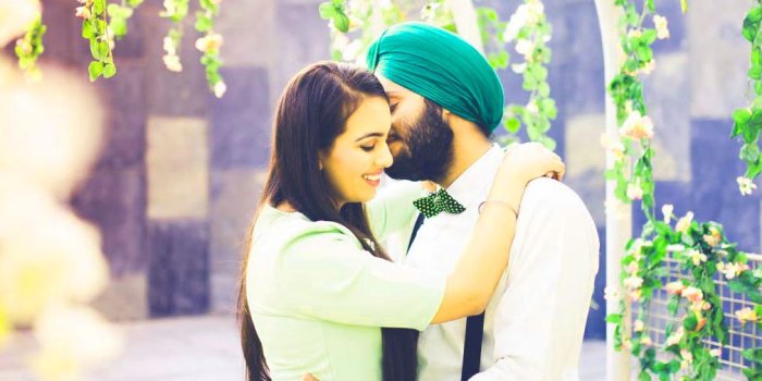1009x791 Sweet Cute Punjabi Wedding Lover Love Couple Wallpaper - Love