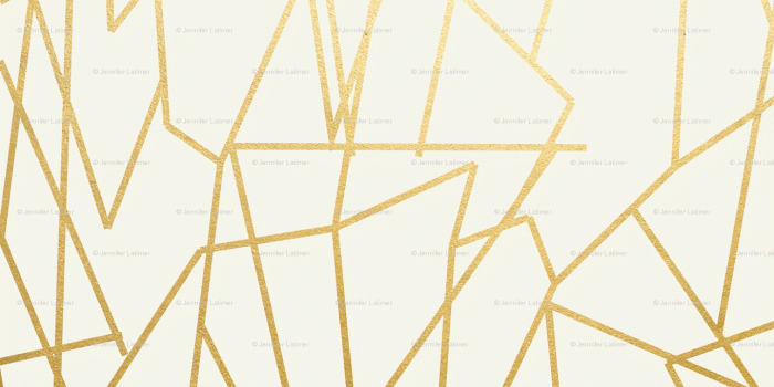 1362x1287 Geometric Angles Gold Cream Ivory Wallpaper Wallpaper - Rose Gold