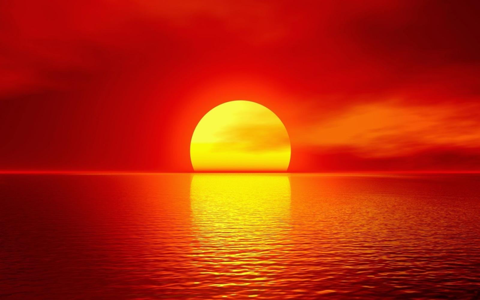 1680x1050 Sun Images | 1680x1050 beauty of red sun Wallpaper and stock images