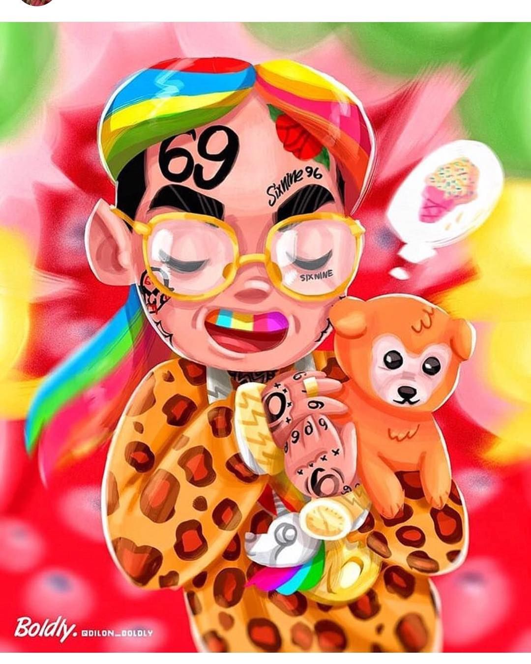 1080x1350 6ix9ine I just want to do your hair kid !!! Yo can ya do me a favor