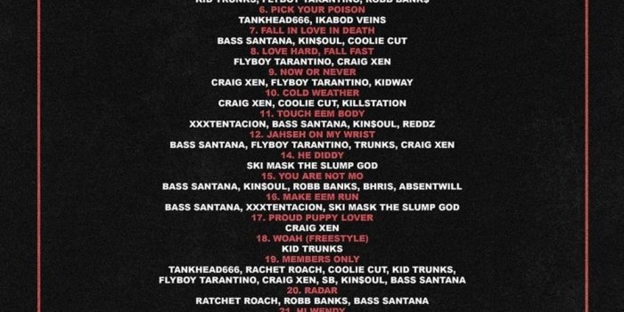 1000x1000 XXXTENTACION - XXXTENTACION Presents: Members Only, Vol. 4 Lyrics