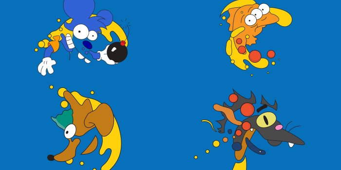 1920x1080 FX The Simpsons brand IDs on Behance