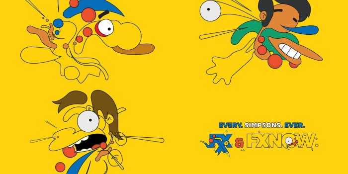 1920x1080 FX The Simpsons brand IDs on Behance