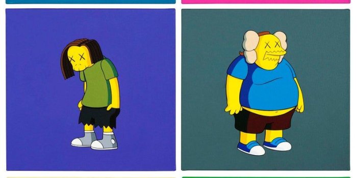 794x1134 The KIMPSONS * Kaws Art * The Simpsons Poster * Kaws Print * Kaws Poster *  Kaws Wall Art * Kaws Art Print * Simpsons Wall Art *