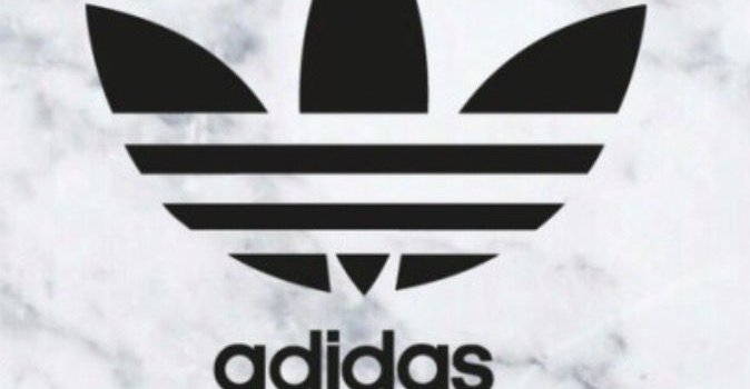 674x1226 Adidas logo on marble background | phone wallpaper | Cute wallpaper