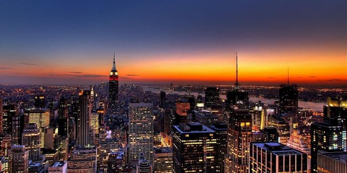 1366x768 Download wallpaper 1366x768 new york, building, city, skyscrapers