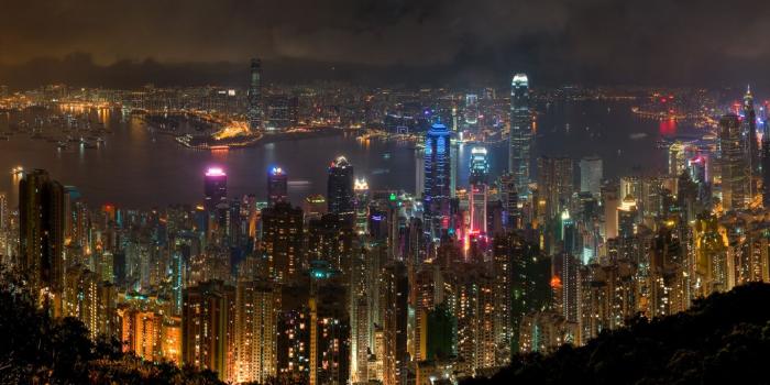 1366x768 City Nights, Cityscape, City, Metropolis, Urban Area Laptop