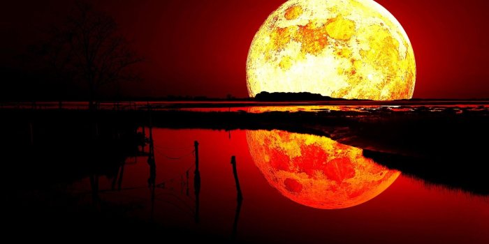 1600x912 Blood Moon Wallpaper | Gandoss Wallpapers