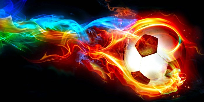 2560x1600 Wallpaper of Flaming Ball, Art, Scoccer, Goal background & HD image