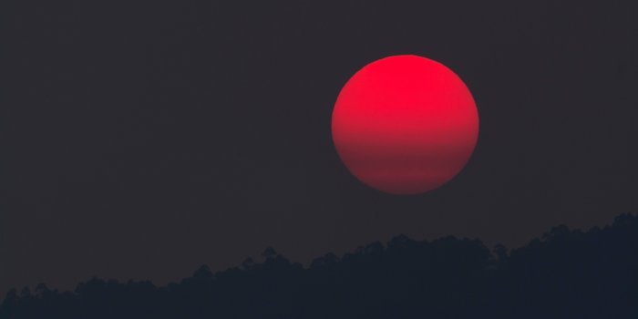 3840x2160 Wallpaper Red Moon, Full moon, Sunset, 4K, Nature, #11523