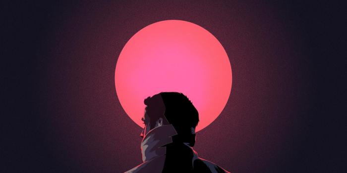 3840x2160 Red Moon 4K wallpaper