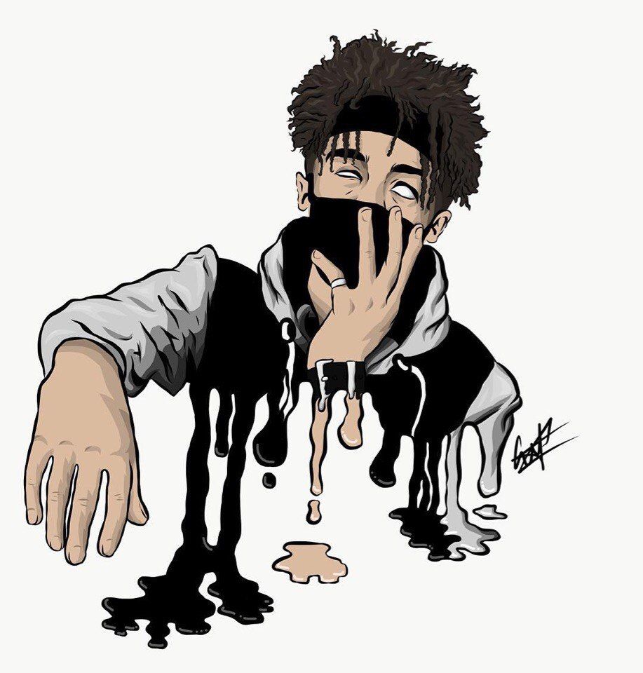 917x960 SCARLXRD | Wallpaper | Rapper art, Dope art, Trap art