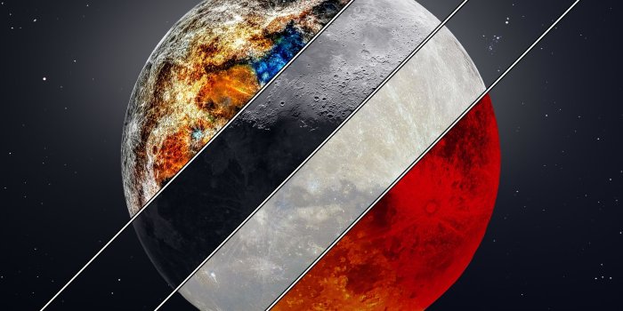 2560x1600 Wallpaper of Blood Moon, Moon, Space, Stars, Super Snow Moon