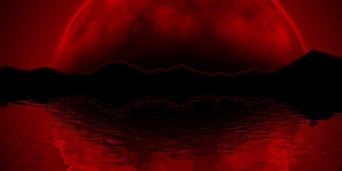 1024x768 Blood Moon Wallpapers Desktop Background