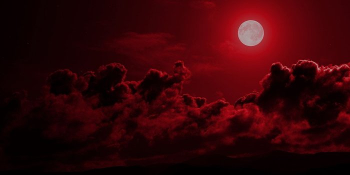 1280x720 Red moon hd Gallery