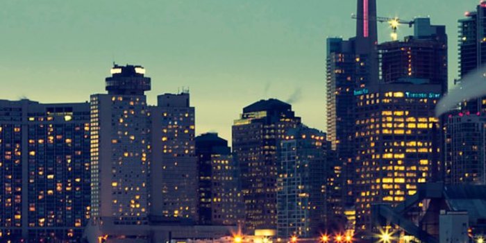 744x1392 Toronto Skyline - The iPhone Wallpapers