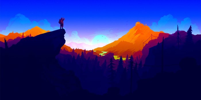 1920x1080 Watching the road Wallpaper from Firewatch | gamepressure.com
