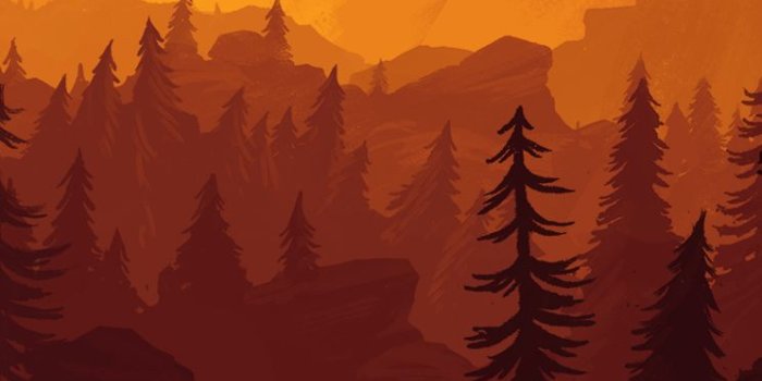744x1392 Firewatch wallpaper for iPhone and desktop