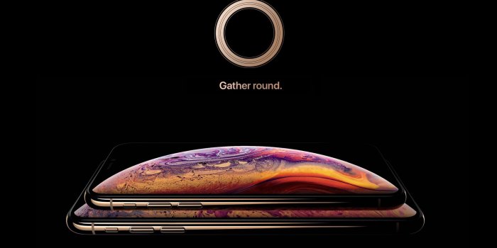 2560x1600 PC wallpaper with official leak of new iPhone XS [2560x1600