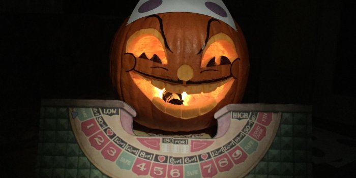 2048x1536 King Dice Jack-o'-lantern : Cuphead